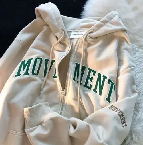 Getadme Vintage Lamb Wool Sweatshirt Women Embroidery Letter Hoodies Winter Warm Fleece Coat Women Fashion Oversized Baseball Streetwear