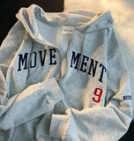 Getadme Vintage Lamb Wool Sweatshirt Women Embroidery Letter Hoodies Winter Warm Fleece Coat Women Fashion Oversized Baseball Streetwear