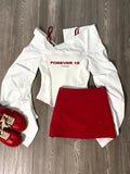 GETADME Autumn Korean Fashion Slim 3-piece Set Women High Street Y2k Long Sleeve Solid Square Sling Top + Chic High Waist Thin Skirt New