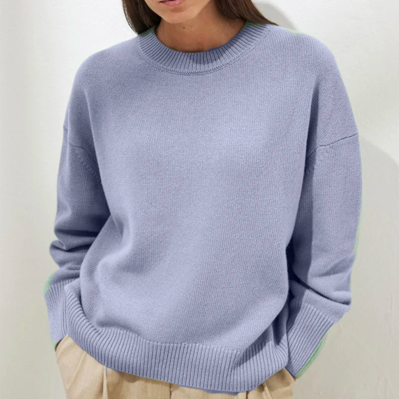 GETADME Autumn Winter Round Neck Sweater Women Cashmere Fashion Basic Knitted Pullover Chic Soft Casual Female Jumper Long Sleeve Tops