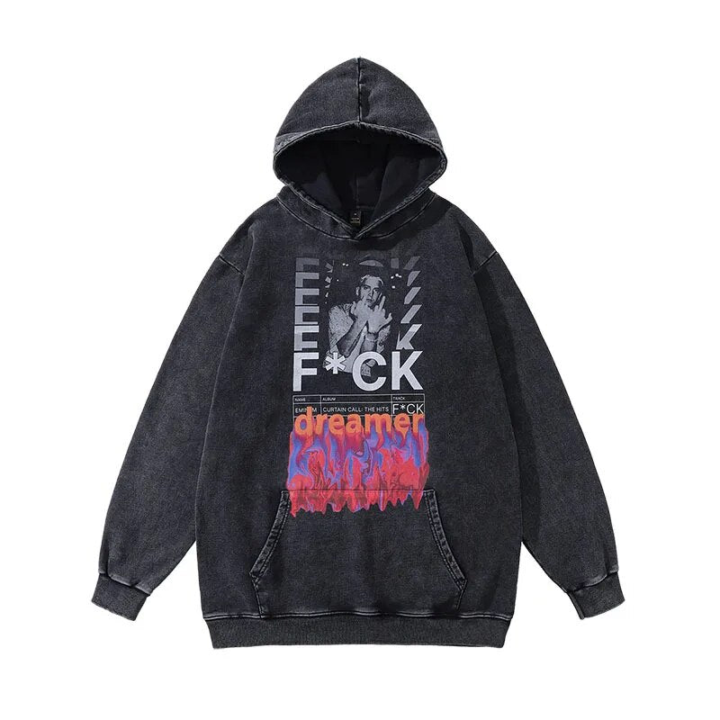 Getadme Y2K Hoodies Tops Streetswear Women Fall Clothes Sexy T Shirts Casual Blouses Fashion Sweatshirts Hooded Baggy Tops