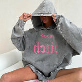 Getadme Y2K Hoodies Tops Streetswear Women Fall Clothes Sexy T Shirts Casual Blouses Fashion Sweatshirts Hooded Baggy Tops