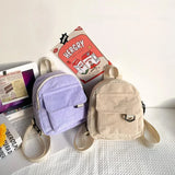 GETADME Mini Backpack ins super popular cute commuting makeup bag corduroy texture student versatile backpack