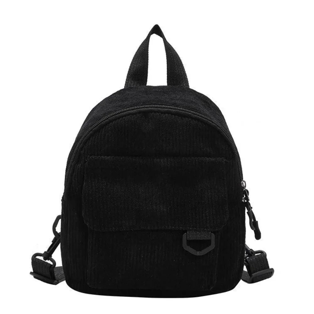 GETADME Mini Backpack ins super popular cute commuting makeup bag corduroy texture student versatile backpack