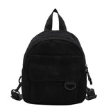 GETADME Mini Backpack ins super popular cute commuting makeup bag corduroy texture student versatile backpack