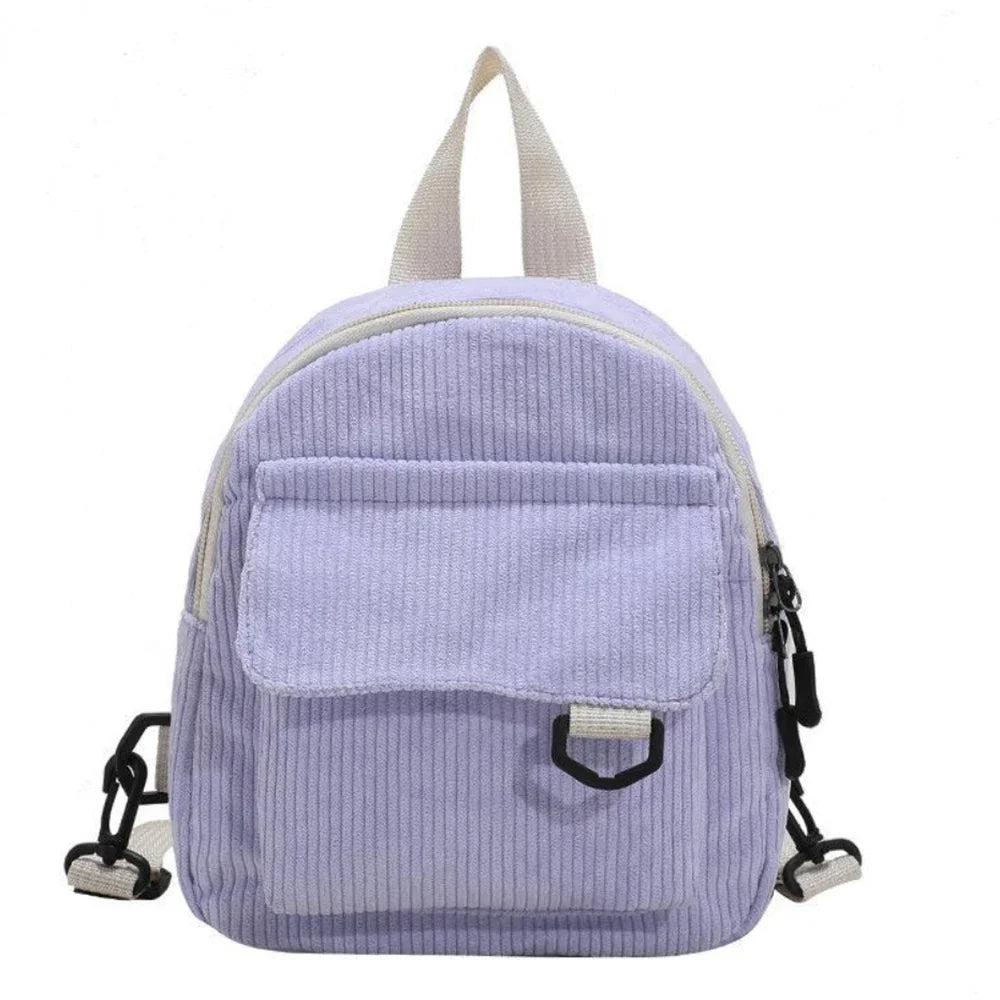 GETADME Mini Backpack ins super popular cute commuting makeup bag corduroy texture student versatile backpack