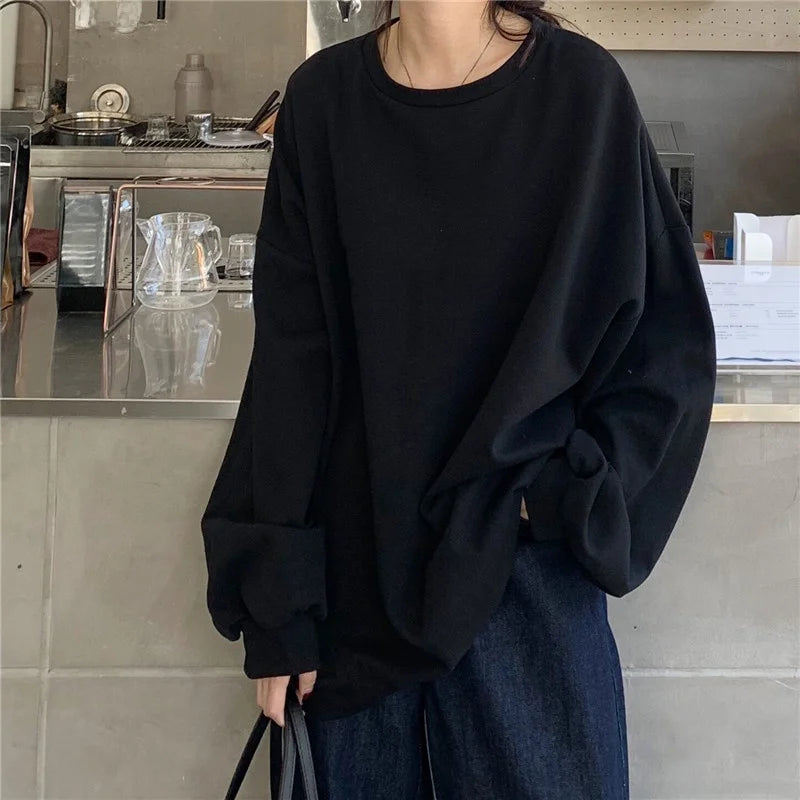 GETADME Ultra-Thin Capl Hoodie Women's Spring Autumn Loose Korean Sle Student Faion Top Hong Kong Sle Ulzzang Jaet
