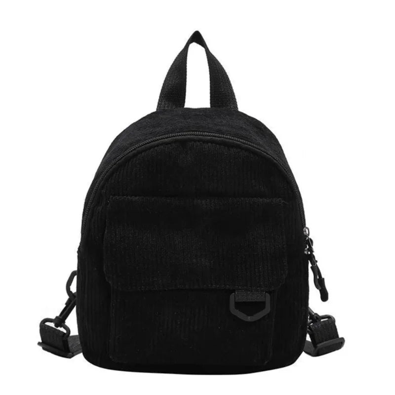 GETADME Mini Backpack ins super popular cute commuting makeup bag corduroy texture student versatile backpack