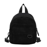 GETADME Mini Backpack ins super popular cute commuting makeup bag corduroy texture student versatile backpack