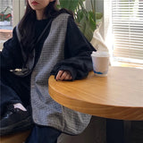 GETADME Ultra-Thin Capl Hoodie Women's Spring Autumn Loose Korean Sle Student Faion Top Hong Kong Sle Ulzzang Jaet