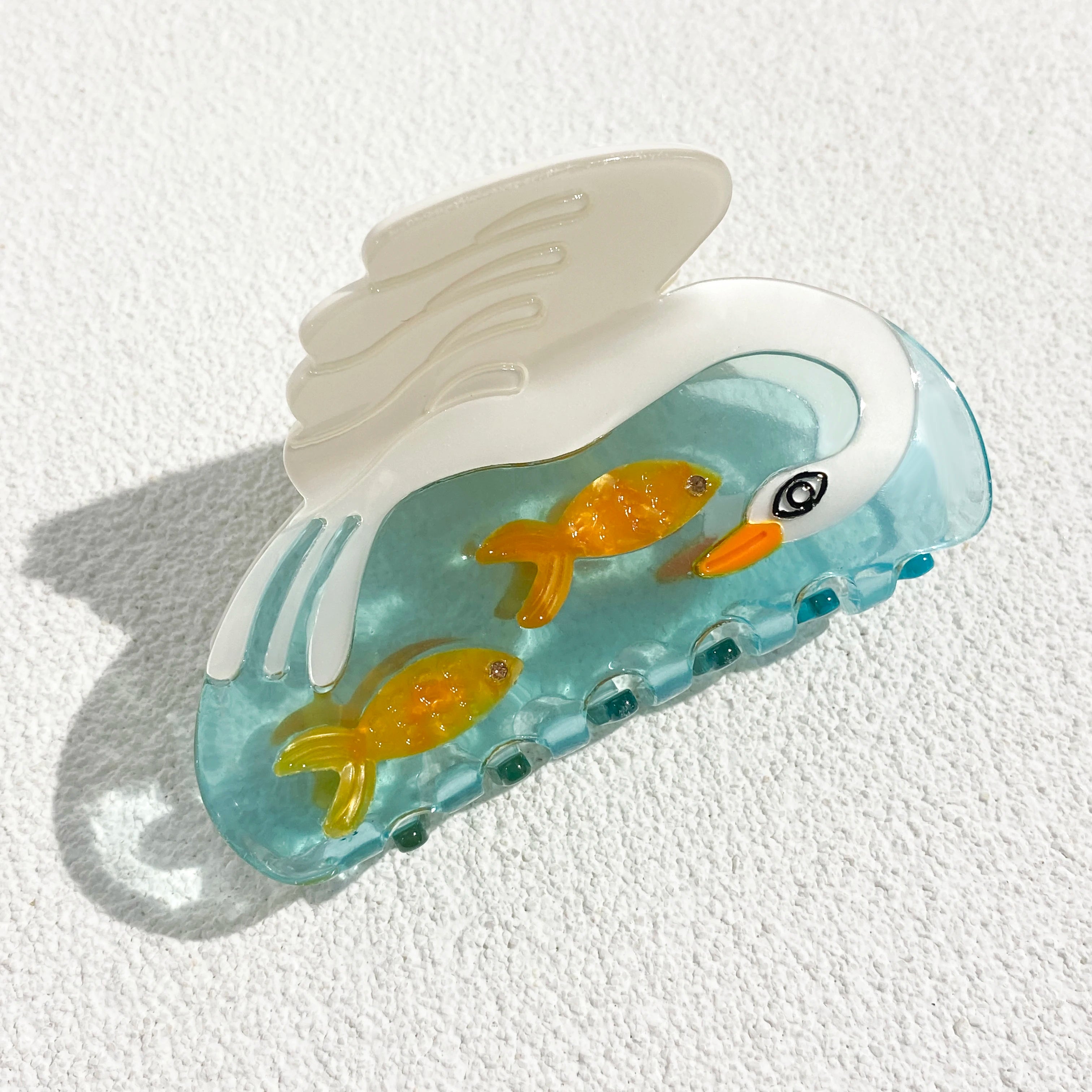 GETADME Creative Funny Acetate Sunflower Star Snail Hair Clip Claw For Women Medieval Sun Female Shark Hairpin Hair Accessories Tool