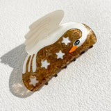 GETADME Creative Funny Acetate Sunflower Star Snail Hair Clip Claw For Women Medieval Sun Female Shark Hairpin Hair Accessories Tool