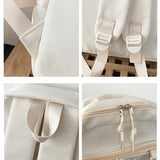 GETADME Japanese Style Transparent Ita Bag for Girls Comic Cons Large Capacity Women Backpack Fashion School Bags for College Student JK