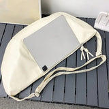 GETADME Stylish Dumpling Shaped PU Crossbody Bag for Men, Suitable for Casual Outings and Large Capacity Needs