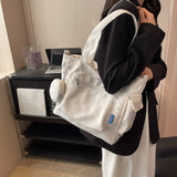 GETADME Two-piece set with multi-pocket design for ladies tote bag, college student commuter bag is suitable for work/commute/shopping