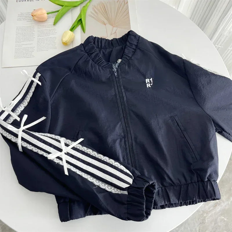 GETADME Woman New 2000s Aesthetics Elegant Two Piece Skirt Set Women Sexy Sport Wear Coat + Mini Skirt Suit Female High Street Chic Sets