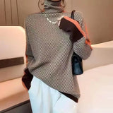 Getadme-Women Sweater Knitted Turtleneck New Warm Stylish Sweaters Ladies Girl Slim Women Sweaters Pullovers Female Woman Sweater