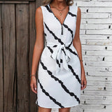 GETADME-크로스 보더 유럽 및 미국 여성용 패셔너블 벨트 슬리밍 지퍼 드레스