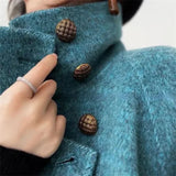 GETADME 100% Wool Coat Women Full Sleeve Loose Long Cashmere Coat 2025 Autumn Winter Lady Commute Overcoat Lapel Belt Jacket