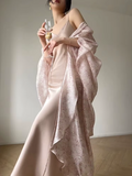Getadme 2025 Summer New Chiffon Elegant 2 Piece Dress Set Woman Party French Style Strap Midi Dress Beach Casual Retro Dress Female