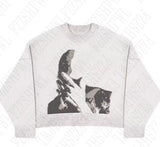 GETADME 2000s Vintage Fashion Aesthetic Kawaii Loose Style Knitted Jumpers Autumn Winter Casual Harajuku High Streetwear Knit Pullovers
