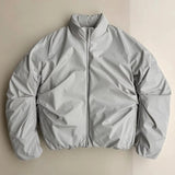 GETADME 2025 autumn and winter new love lambswool cotton-padded jacket double-sided collar jacket couple loose jacket warm Y2K