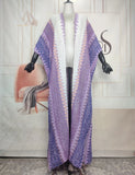 GETADME 2025 Winter Rich Women African Fashion Sweater Cardigans Fringe Poncho Oversize Fashion Lady Loose Long For Outfits Clothing