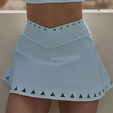 GETADME 2025 1/2Pcs Pocket Workout Yoga Sets Women Gym Sports Bra High Waist Fitness Shorts Gym Leggings Tennis Skirt Active Wear Suits
