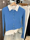 Getadme 2025 Autumn Winter New Vintage Red Women Sweater Solid Color Slim Simple Knit Cardigan Single Breasted Casual Coat Sweet Jacket
