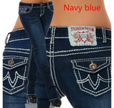 GETADME 2025 Fall New Women High Waist Boot Cut Jeans Fashion Slim Denim Flared Pants Street Casual Trousers