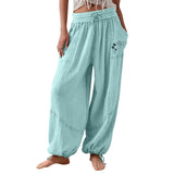 GETADME 2025 New Fashion Sport Pants Women's Fitness Trousers Summer Thin Loose Quick-Drying Stretchy sweatpants Running Training Pants