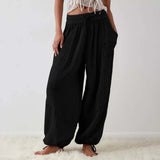 GETADME 2025 New Fashion Sport Pants Women's Fitness Trousers Summer Thin Loose Quick-Drying Stretchy sweatpants Running Training Pants