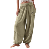 GETADME 2025 New Fashion Sport Pants Women's Fitness Trousers Summer Thin Loose Quick-Drying Stretchy sweatpants Running Training Pants