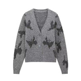 GETADME 2025 sweater jacket for women autumn and winter lazy style thickened knitted cardigan outer wear small Chanel style top