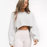 GETADME 2025 Women Sports T-Shirts Gym Clothing Yoga Crop Top Long Sleeve Sportswear Workout casual Clothing Fitness Smock All Seasons