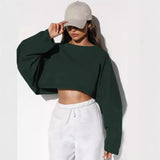 GETADME 2025 Women Sports T-Shirts Gym Clothing Yoga Crop Top Long Sleeve Sportswear Workout casual Clothing Fitness Smock All Seasons