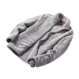 GETADME 2025 Women's Fleece Coat Winter Warm Thicken Jacket Two-Sided Wear Double-Sided Velvet Coral Fleece Coats Polar Fleece Jackets
