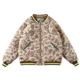 GETADME 24ss Kapital Black Jackets Streetwear Embroidery Men Women 1:1 Best Quality Oversized Velvet Flight Jacket