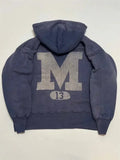 GETADME 24ss Washed Purple M13 SAINT MICHAEL Hoodies Men Women 1:1 Top Quality Damaged Oversized Sweatshirt