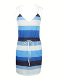 GETADME-Sleeveless Dress for Women Clothing 2025 Summer Vacation Pullover Beach Sundress Female Korean Fashion Slim Sexy Short Dresse M