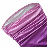 GETADME-여성용 타이다이 그라데이션 슬리브리스 백리스 스트랩리스 드레스 여름 섹시 슬림 바디콘 드레스 패션 비치 가슴 랩핑 의류