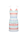 GETADME-Sleeveless Dress for Women Clothing 2025 Summer Vacation Pullover Beach Sundress Female Korean Fashion Slim Sexy Short Dresse M