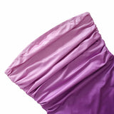 GETADME-여성용 타이다이 그라데이션 슬리브리스 백리스 스트랩리스 드레스 여름 섹시 슬림 바디콘 드레스 패션 비치 가슴 랩핑 의류