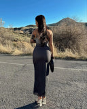 GETADME-여성용 타이다이 그라데이션 슬리브리스 백리스 스트랩리스 드레스 여름 섹시 슬림 바디콘 드레스 패션 비치 가슴 랩핑 의류