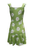 GETADME-2025 Cross border New European and American Summer Printed Strap Dress Flower Dress Strap Dress Women
