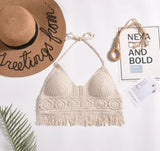 Y2k Tops French Floral Wood Ear-hem Camisole Women's Outer Wear with Breathable Lace Back-beautiful Underwear for Summer