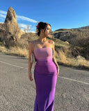 GETADME-여성용 타이다이 그라데이션 슬리브리스 백리스 스트랩리스 드레스 여름 섹시 슬림 바디콘 드레스 패션 비치 가슴 랩핑 의류