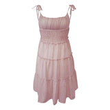 여성용 플로럴 스파게티 스트랩 여름 캐주얼 드레스 보헤미안 스타일 비치 드레스 패션 섹시 데일리 웨어 숏 스커트 로파 드 무헤르 