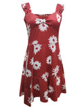 GETADME-2025 Cross border New European and American Summer Printed Strap Dress Flower Dress Strap Dress Women
