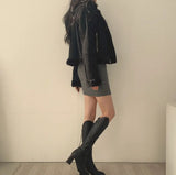 Getadme Women Knit Slim Sexy Bodycon Dress V-Neck Long Sleeve Dress Solid Casual Midi Sweater Dress For Women Autumn Winter